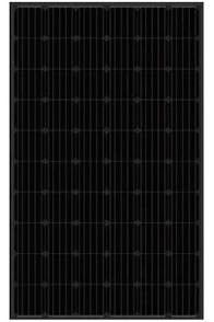 250w - 290w Όλα μαύρα ηλιακά πάνελ Μονοκρυσταλλικά ηλιακά πάνελ