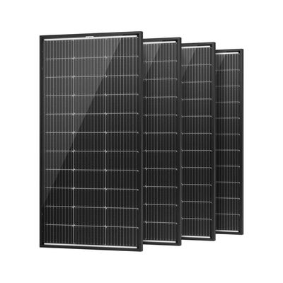Ηλιακό πάνελ 400 Watt Μονοκρυσταλλικές ηλιακές κυψέλες με μαύρο πλαίσιο