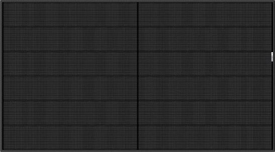 300w 36.2V Μαύρα ηλιακά φωτοβολταϊκά πάνελ Πολυκρυσταλλικό ηλιακό πάνελ