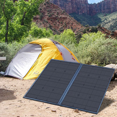 Καλύτερα φορητά ηλιακά πάνελ 100W Μέγεθος 1275*545*5mm Για εξωτερικό ταξιδιωτικό φως